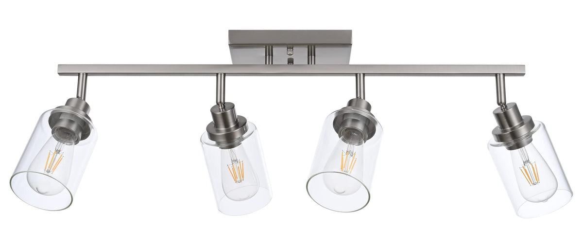 4 Light Track Lighting Kit 28.7 Inch Bathroom Vanity Light Fixtures