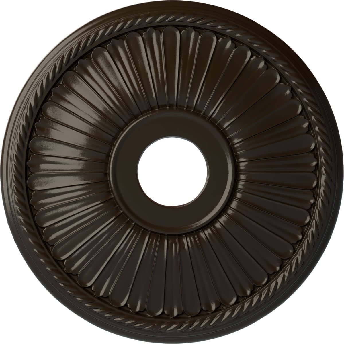 Berkshire Ceiling Medallion fits Canopies up to 6 3/8, Stone Hearth
