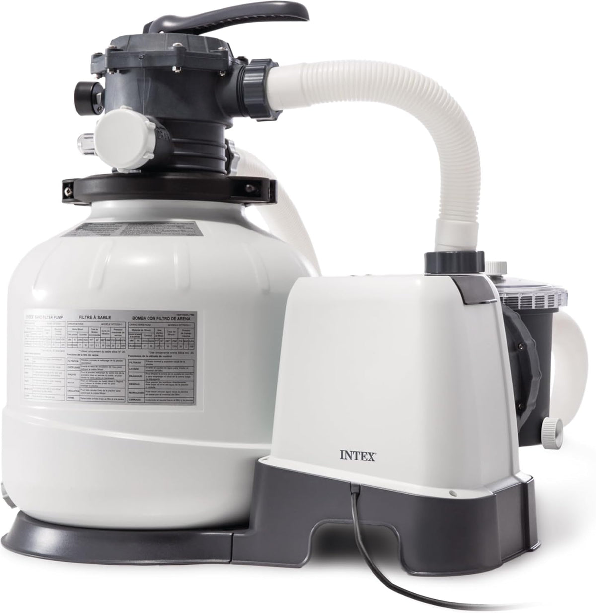 Krystal Clear 2,800 GPH Sand Filter Pump for Above Ground Pools | 26647EG - 14" Tank for Swimming Pools: 5,500 to