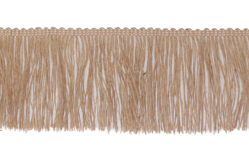 Burlap Fringe Trim Tassel Jute Lace 4 Inch Width 5 Yards Long for Clothes Accessories Latin Wedding Dress and DIY