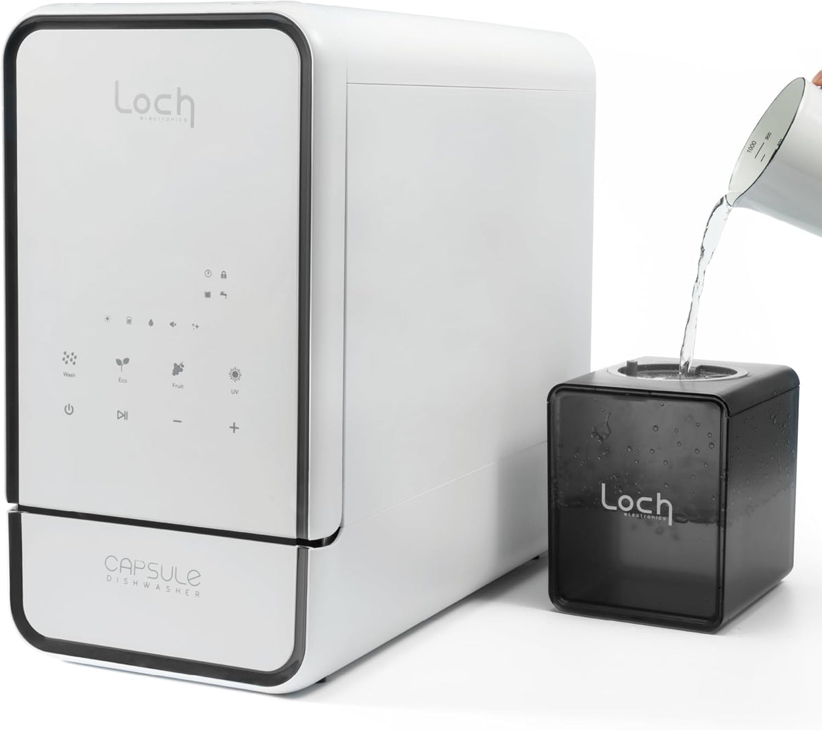 CounterTop Dishwasher Capsule - Compact Dishwasher - 10 Programmes, Touch Control, Auto-drying, Baby Care & Fruit Wash