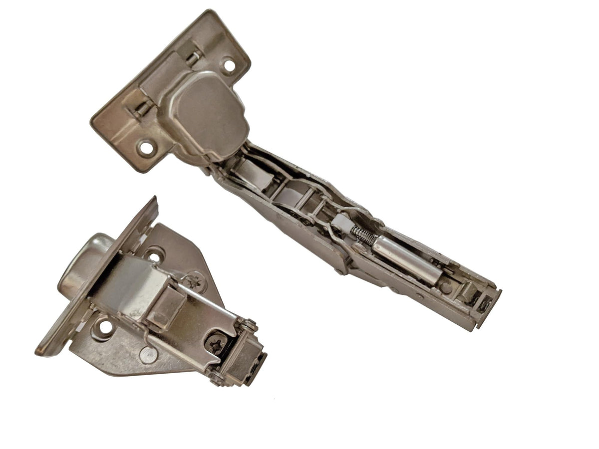 165 Degree Soft Close Cabinet Hinges 2 Pack, Face Frame Lazy Susan Corner Cabinet Hinges for Cabinet Frame to Door