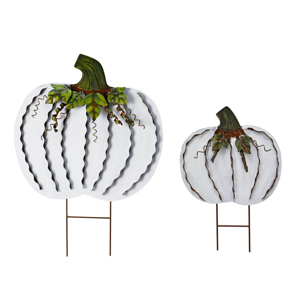 Pumpkin Garden Stake Metal Pumpkin Yard Sign Fall Decor Decorative Pumpkin