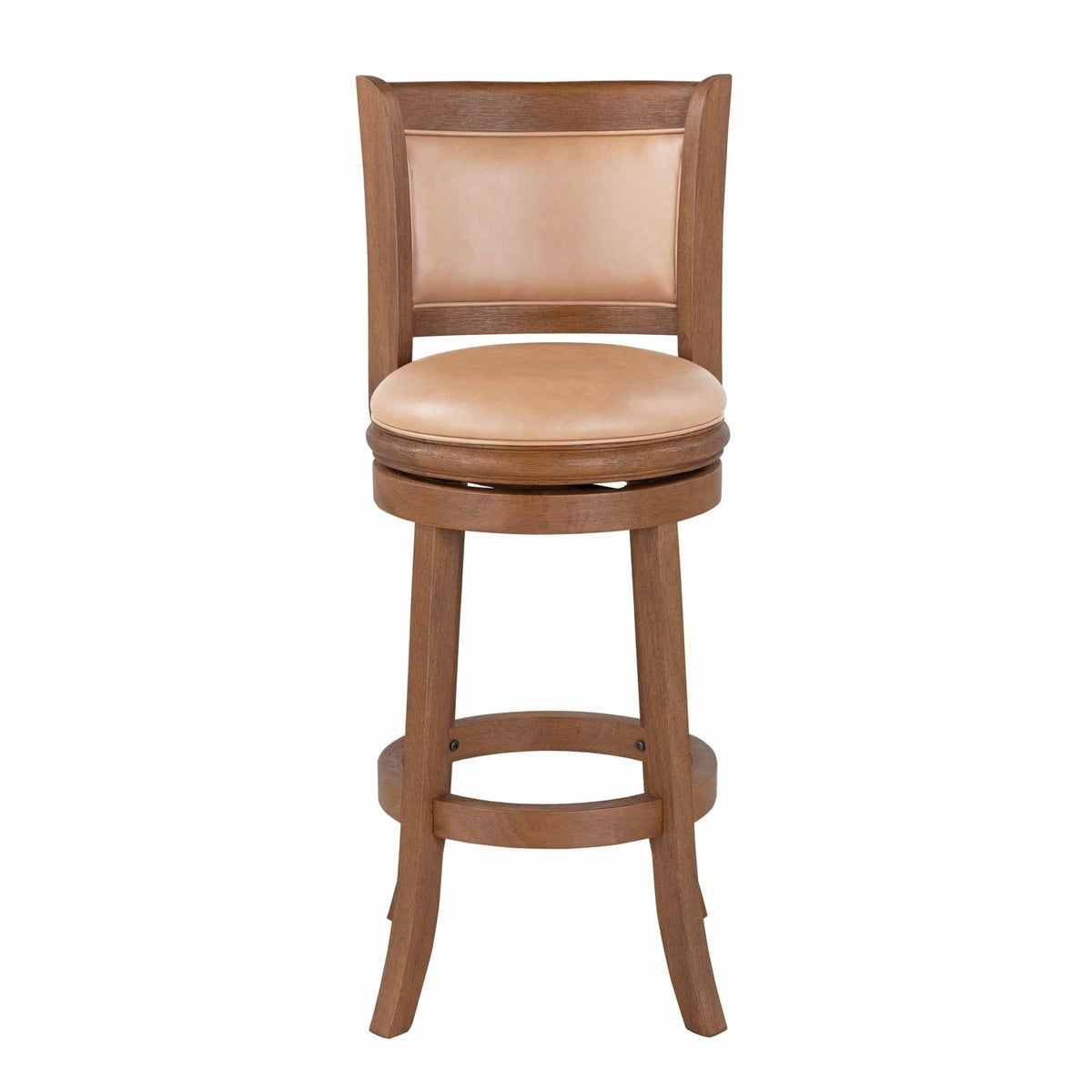 Inspired Bertoia Style Augusta Swivel - Chestnut Wire-Brush