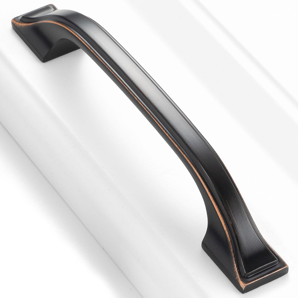 Oil Rubbed Bronze Cabinet Pulls 3-3/4 Inch Drawer Pull 10 Pack 8222