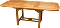 Rectangular Family Expansion Teak Table, 72/96-Inch