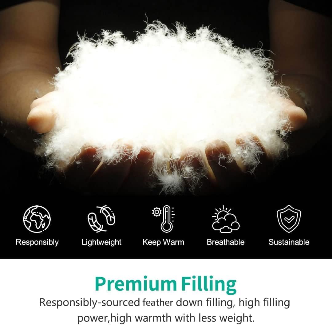 All Season Down Feather Fibers Comforter