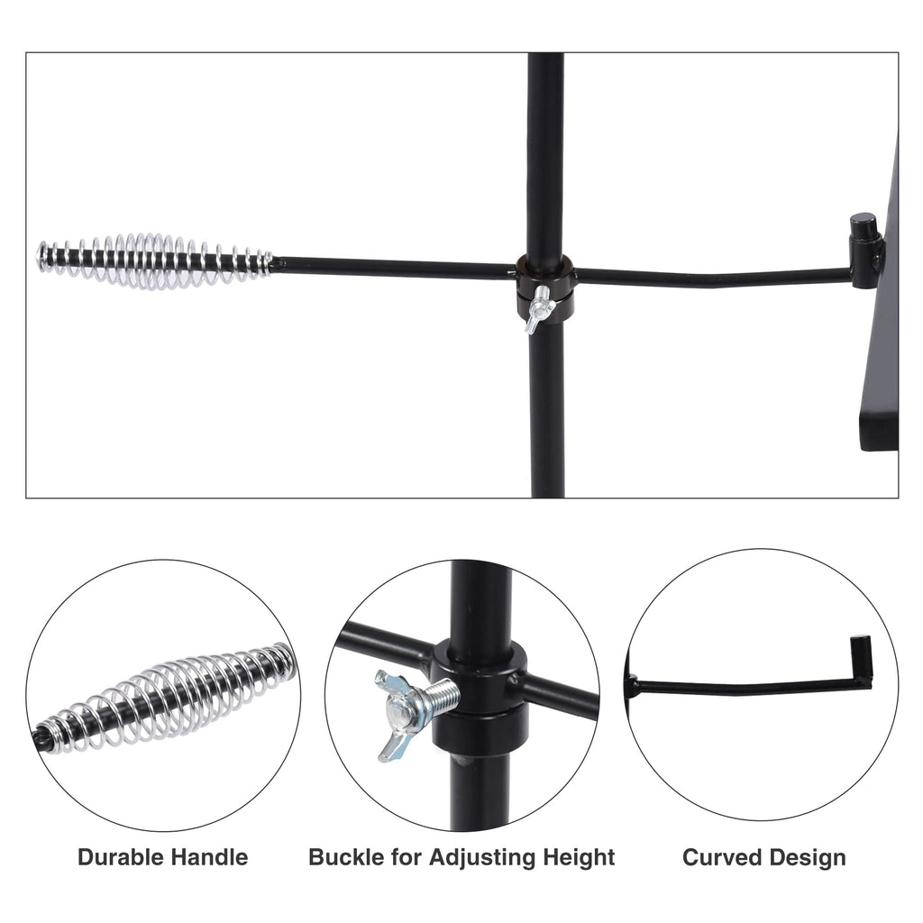 Swivel Campfire Grill Grate, Adjustable Heavy Duty Steel Open Fire Grill Rack, Fire Pit Grill Grate Over Fire Pit