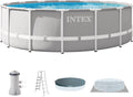 Prism Frame 15ft x 48in Round Above Ground Swimming Pool Set w/Pump | 26725EH - 1000 GPH Cartridge Filter Pump