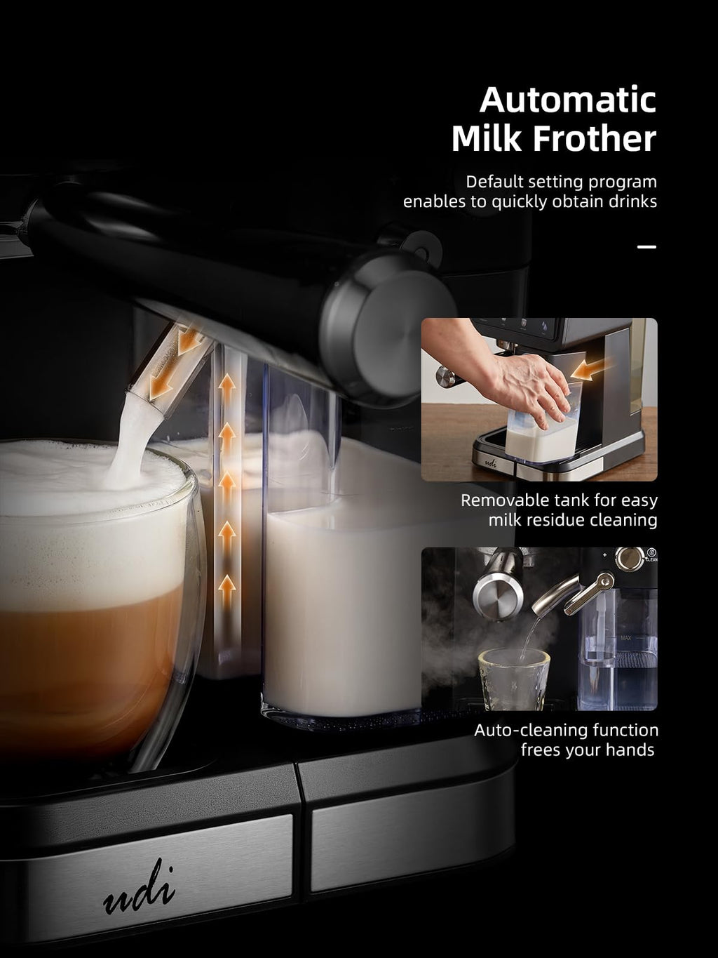 20 Bar Espresso Machine, 9-in-1 Coffee Maker