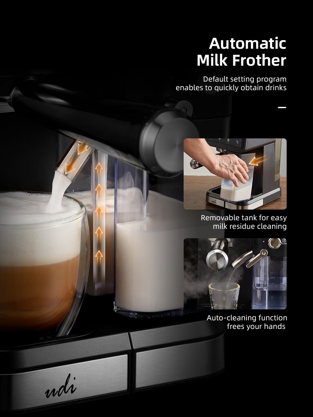 20 Bar Espresso Machine, 9-in-1 Coffee Maker