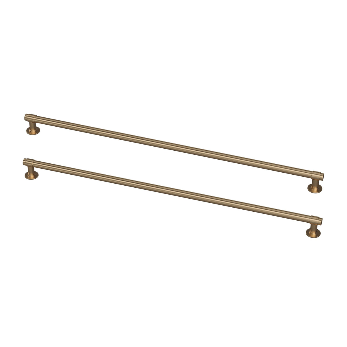 2 Pack Champagne Bronze Gold Cabinet Handles 18 inch (457mm) Kitchen Cabinet Handles and Drawer Pulls for Cupboards