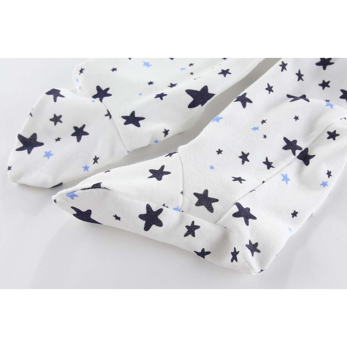 Newborn Baby Boy Girls Clothes Way Zip Footed Cotton Bodysuit Pack Long Sleeve Outfits Baby Pajamas