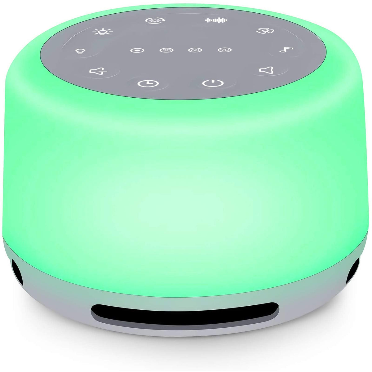 Sleep Sound Machine 24 Natural 7 Color Breathing Lights and Night Light with Timer Memory Feature Rechargeable