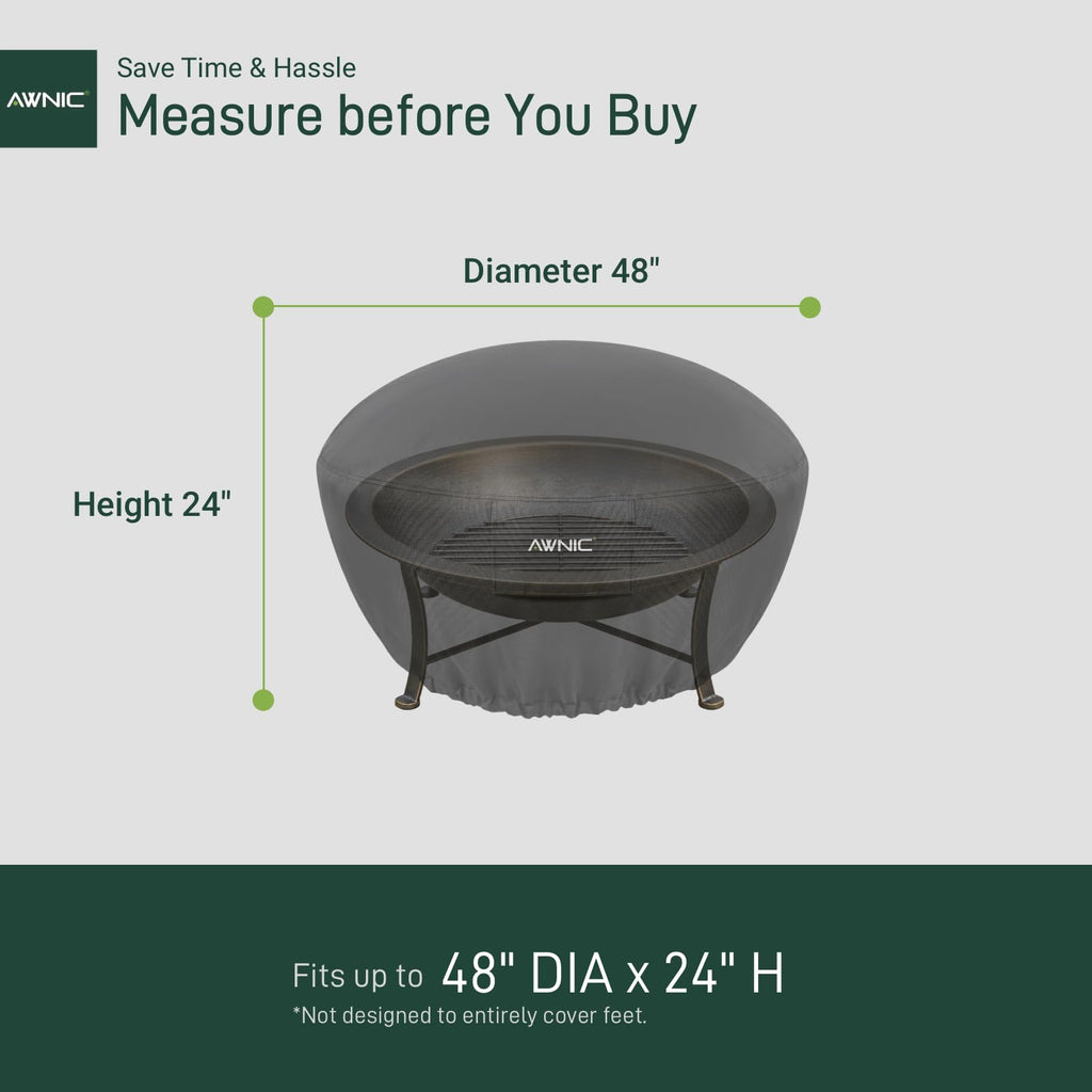 Fire Pit Cover Round 48 inch