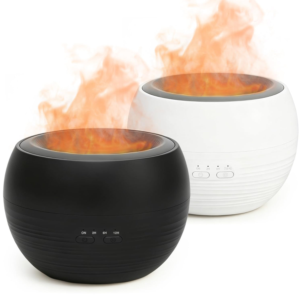 2 Pack Flame Essential Oil Diffuser, 260ml Fire Diffuser