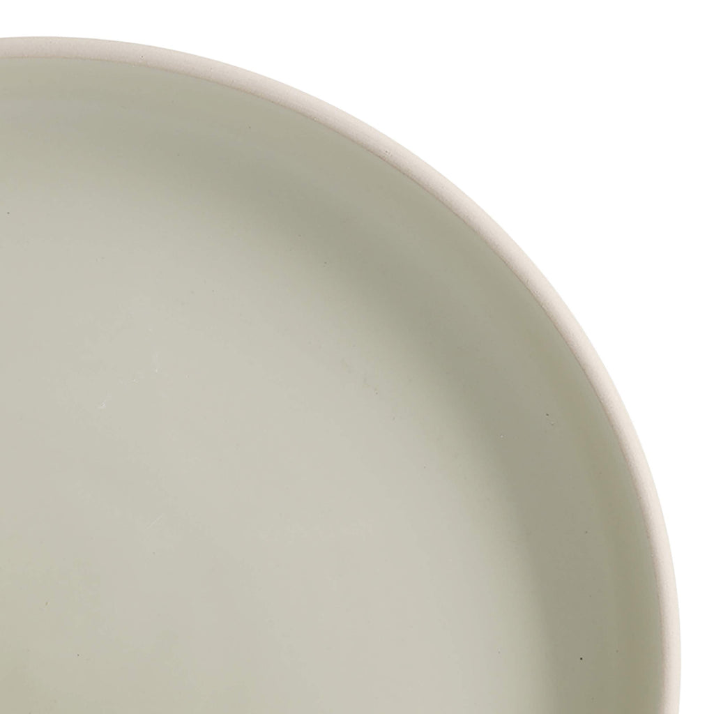 Zuma 16 Piece Round Kitchen Dinnerware Set, Dishes, Plates, Bowls, Mugs, Service for 4, Matte Stoneware, Cream