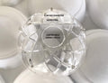 10 Pieces -5 Side Holes, 4-Inches Asfour Chandelier Crystal 30% Lead Crystal Bobeche Lamp Chandelier Parts Cups