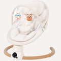 White Smart Electric Baby Swing for Infants with 10 Preset Melodies