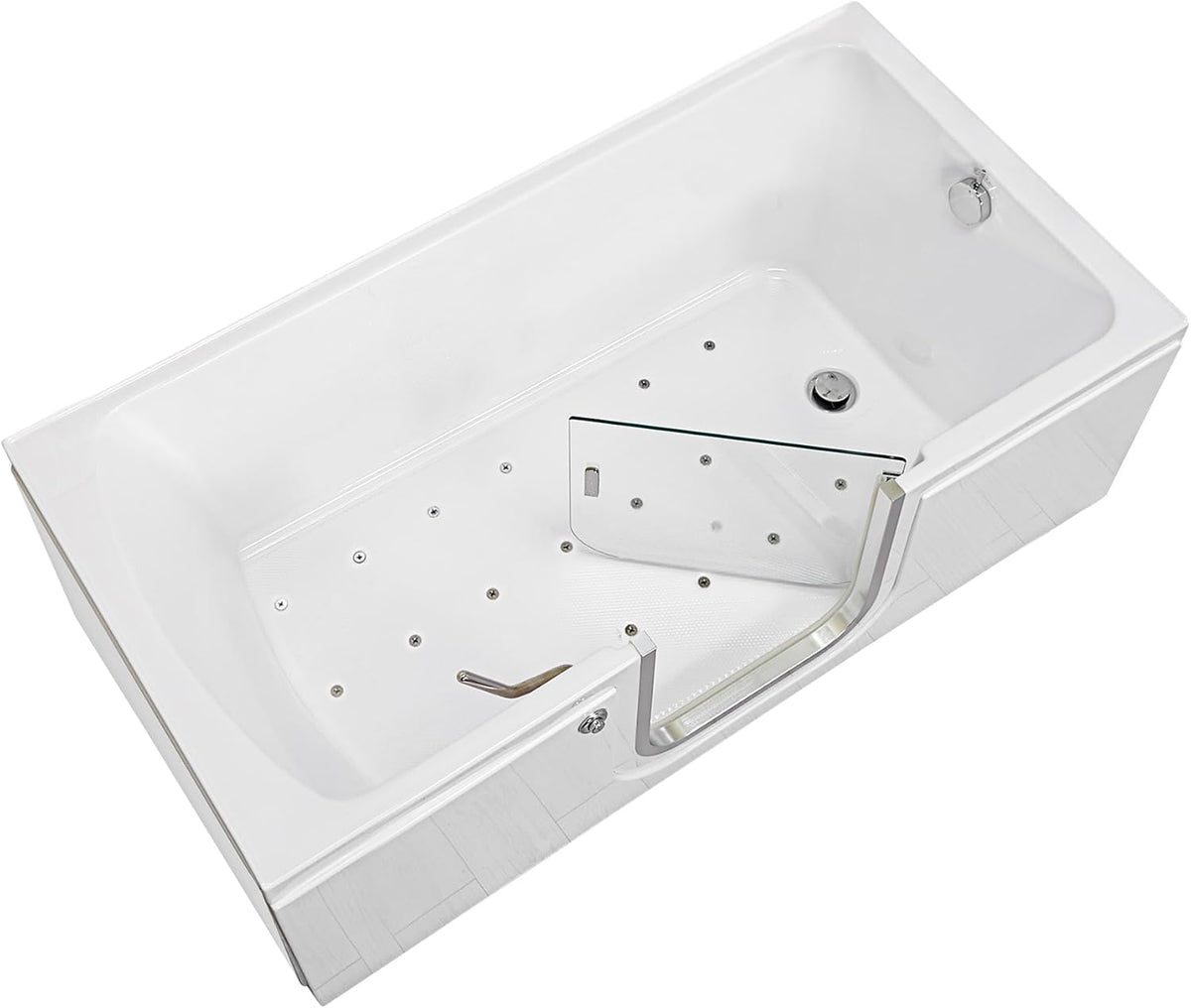 Ella Laydown 30x60 Air Massage Walk in Bathtub Right Drain