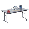 Solid Plywood Core Folding Table, 36" x 72", Medium Oak