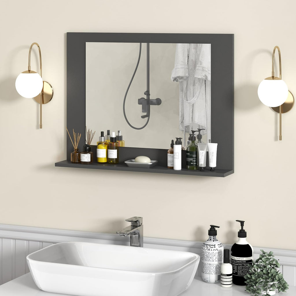 Bathroom Mirror with Shelf