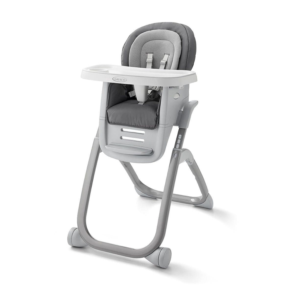 DuoDiner DLX 6-in-1 Convertible High Chair, Infant to Toddler Booster & Youth Stool, Adjustable Height & Recline
