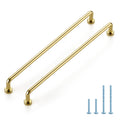 Polished Brass Cabinet Pulls Cabinet Handles, 8-3/4 Inch, 10 Pack