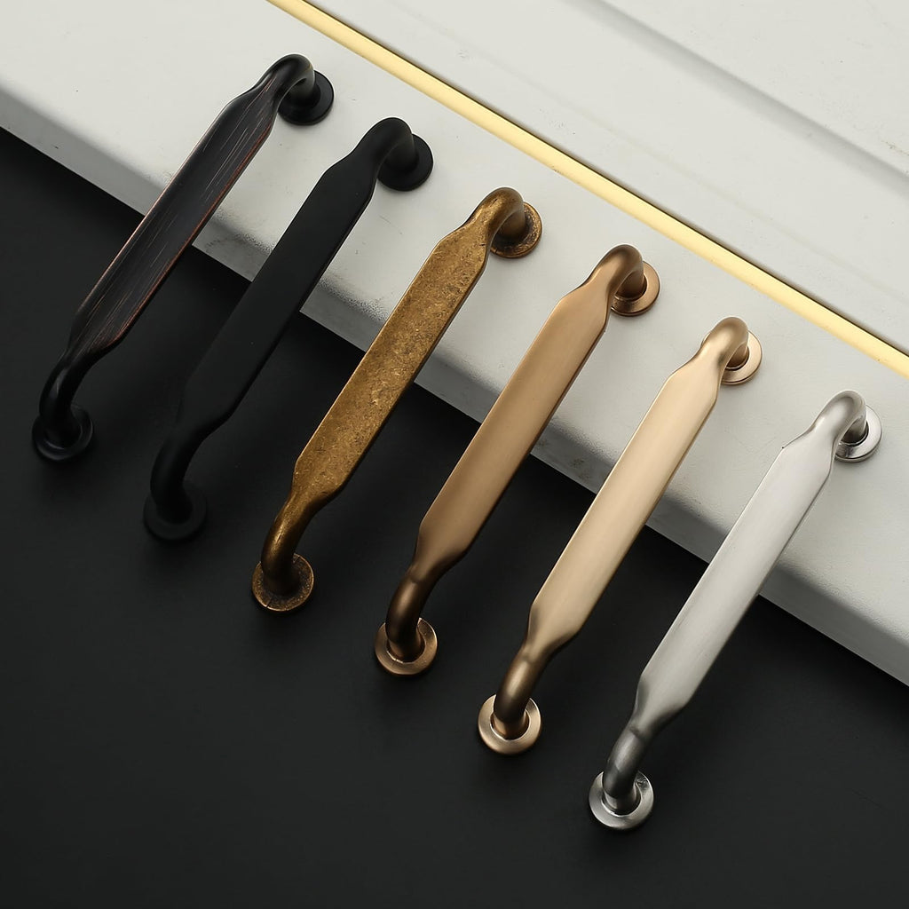 6 Pack 3 inch Brushed Satin Nickel Kitchen Cabinet Handles