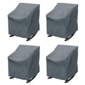 Outdoor Swivel Rocking Chair Covers, Waterproof UV Resistant 4 Pack