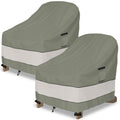 Outdoor Adirondack Chair Cover 2 Pack, Waterproof 100%, 32W x 35D x 36H inch, Patio Adirondack Chair Cover for Outdoor