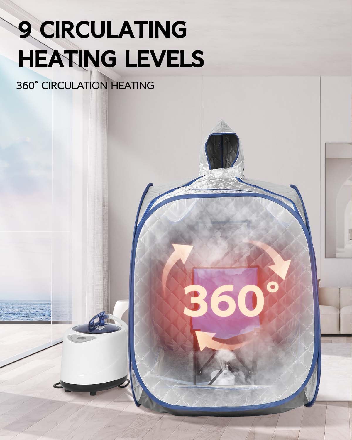 Sauna Steamer Machine, Portable Sauna Steamer, Steam Generator for Sauna