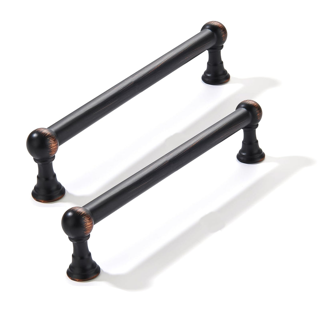 10 Pack 6 Inch Solid Kitchen Cabinet Handles Oil Rubbed Bronze Heavy Duty Cabinet Pulls Drawer Pulls Cabinet Hardware