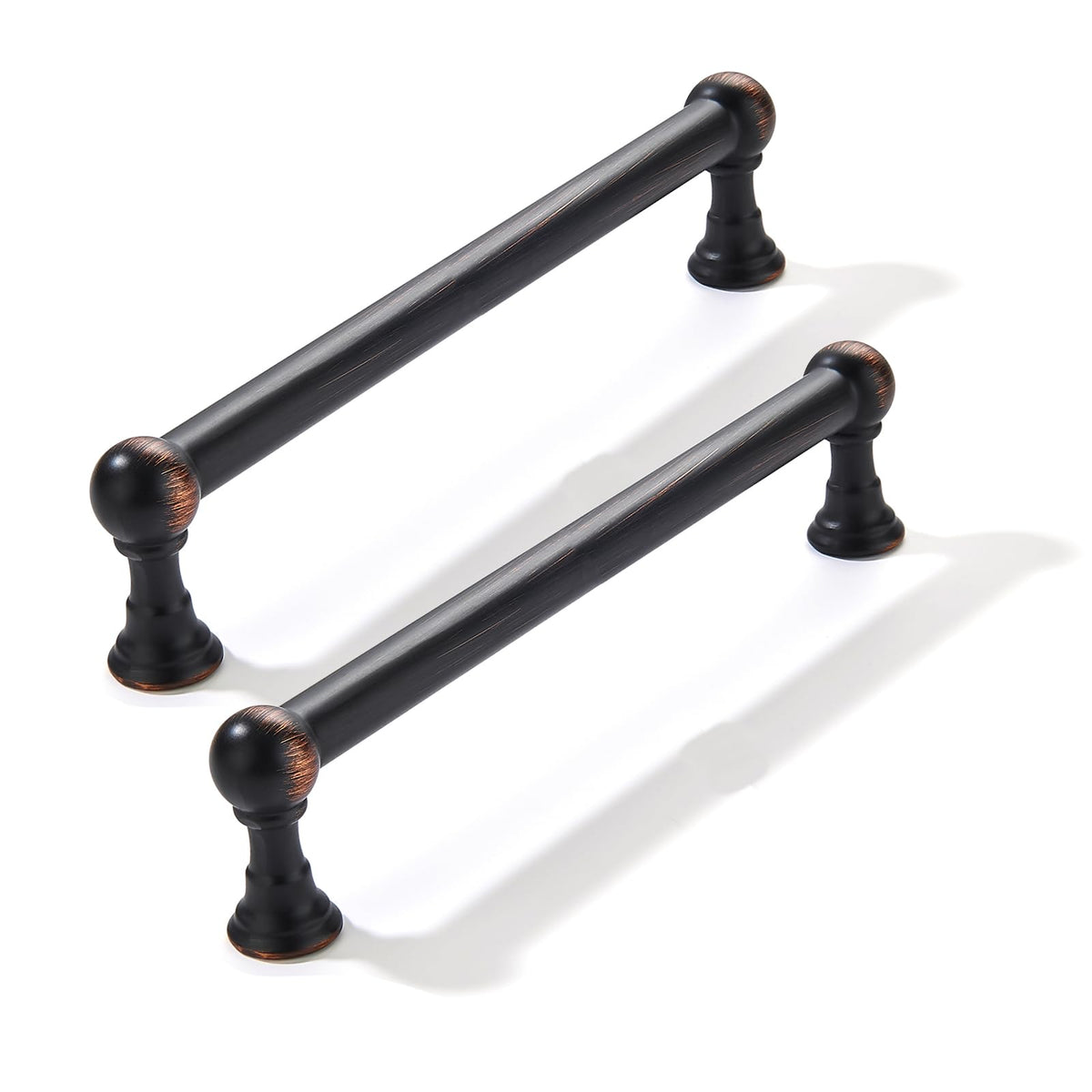 10 Pack 6 Inch Solid Kitchen Cabinet Handles Oil Rubbed Bronze Heavy Duty Cabinet Pulls Drawer Pulls Cabinet Hardware