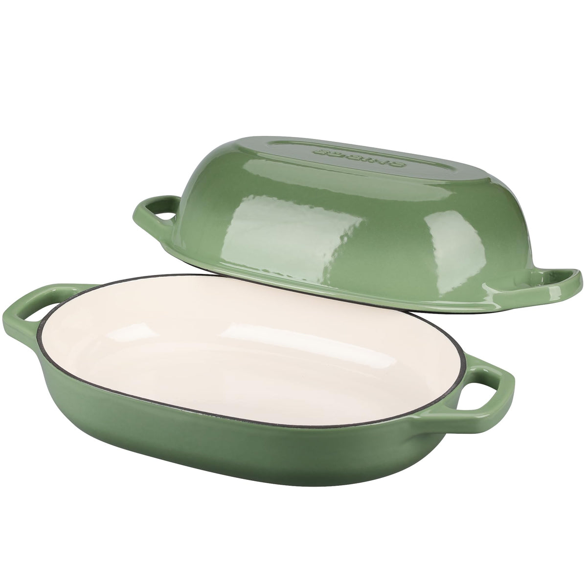 Enameled Cast Iron Oval Dutch Oven Pot with Lid, Dutch Oven for Sourdough Bread Baking, Bread Oven, Bread Dutch Oven