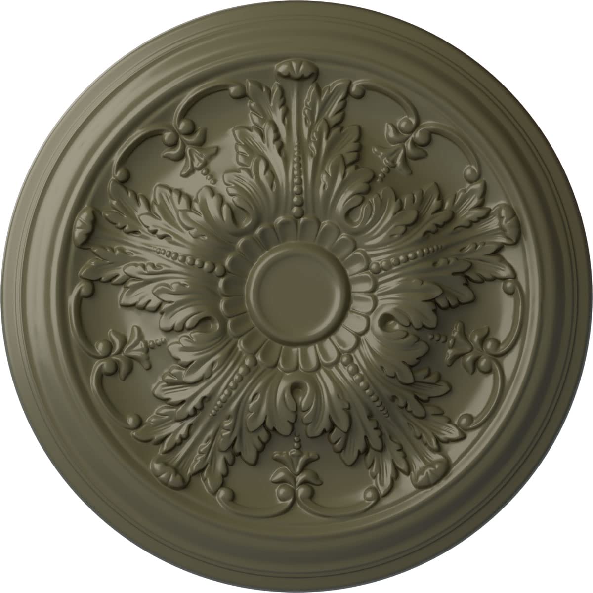 Damon Ceiling Medallion, Painted Turtle