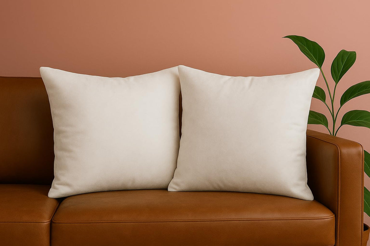 20x20 Throw Pillow Insert (Set of 2, White) Bed and Couch Pillows Stuffer Hypoallergenic, Decorative Home Indoor