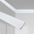 6 Pack Ceiling Crown Molding Trim Decor, 56.7" Long x 3.6" Face