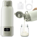 Portable Bottle Warmer, 17oz Large Capacity Milk Warmer for Baby, Fast Heating for Breast Milk & Formula & Water