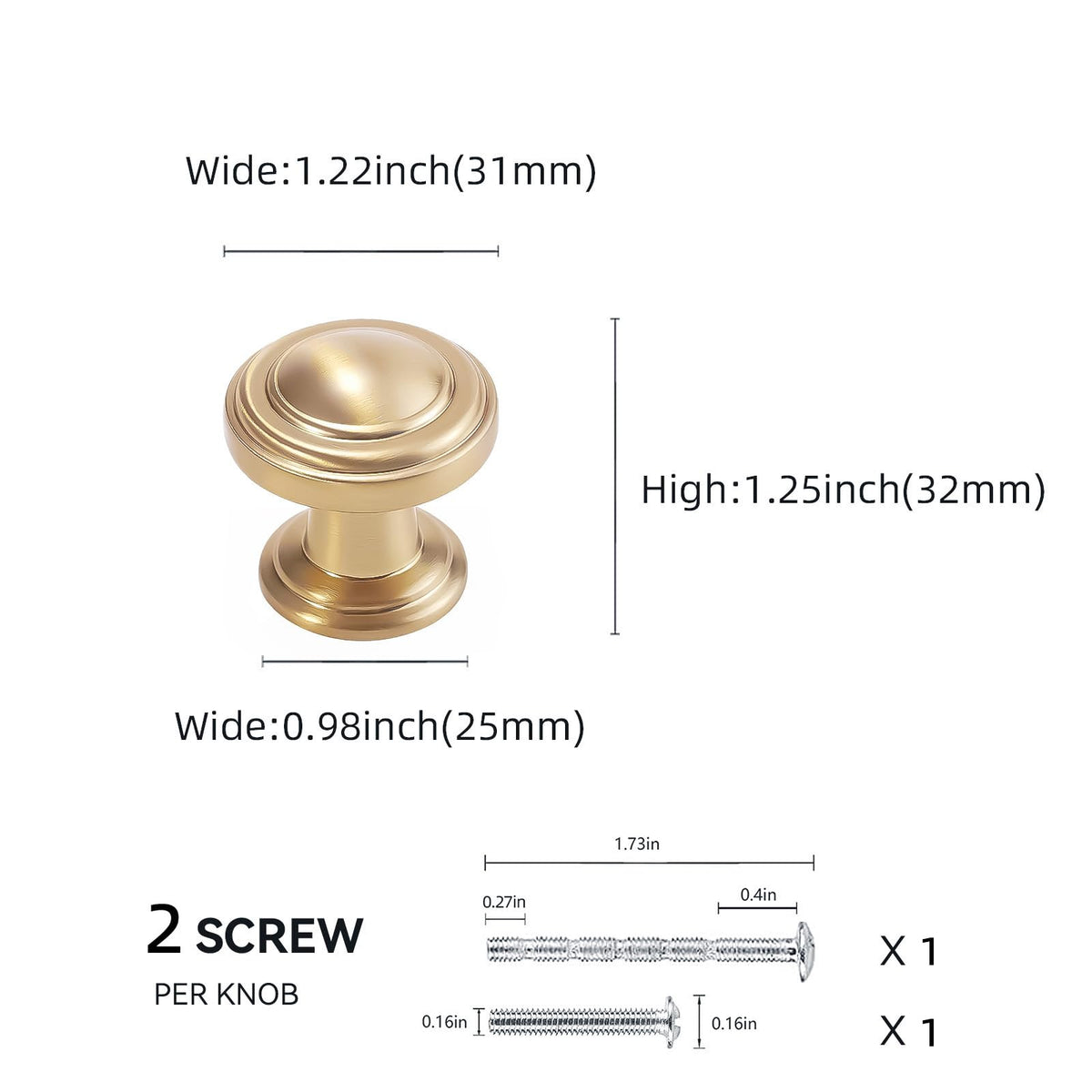 20 Pack Champagne Bronze Kitchen Cabinet Knobs Gold Drawer Knobs Kitchen Cabinet Hardware Zinc Alloy Handles Drawer