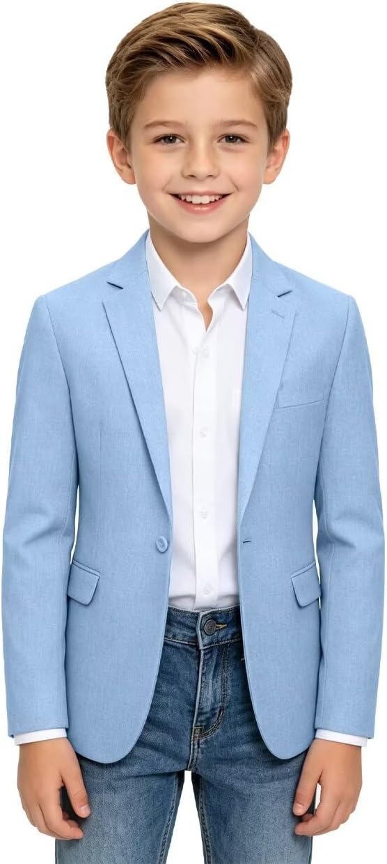 Boys Jacket Suit Blazer Slim Fit Tuxedos Sport Coat for Kids Boy Blazers