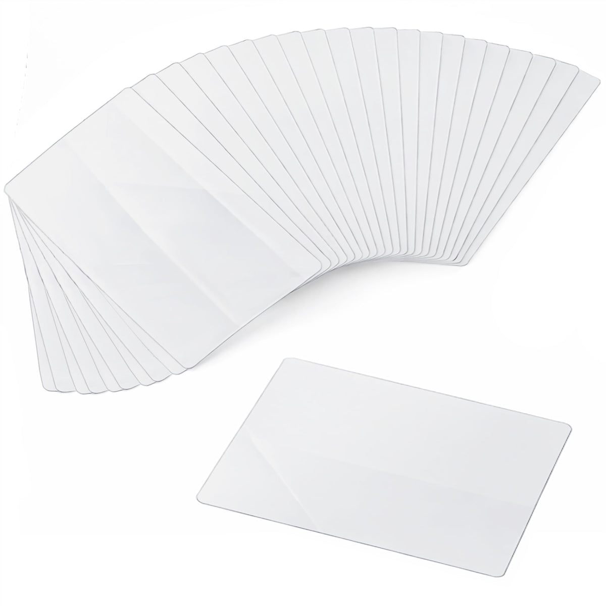 Clear Plastic Placemats Set of 32, 17.5x12 Transparent Vinyl Table Mats