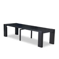By XTT-ABK-TL Extendable Dining Table - a Rectangle Dining Table Top with Removable leaf & Stylish Legs, 39x120 Inch