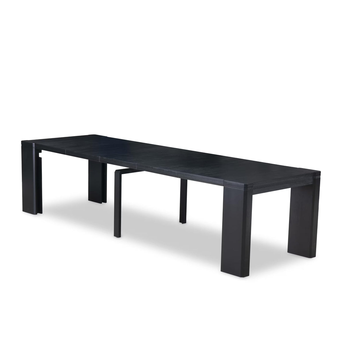 By XTT-ABK-TL Extendable Dining Table - a Rectangle Dining Table Top with Removable leaf & Stylish Legs, 39x120 Inch