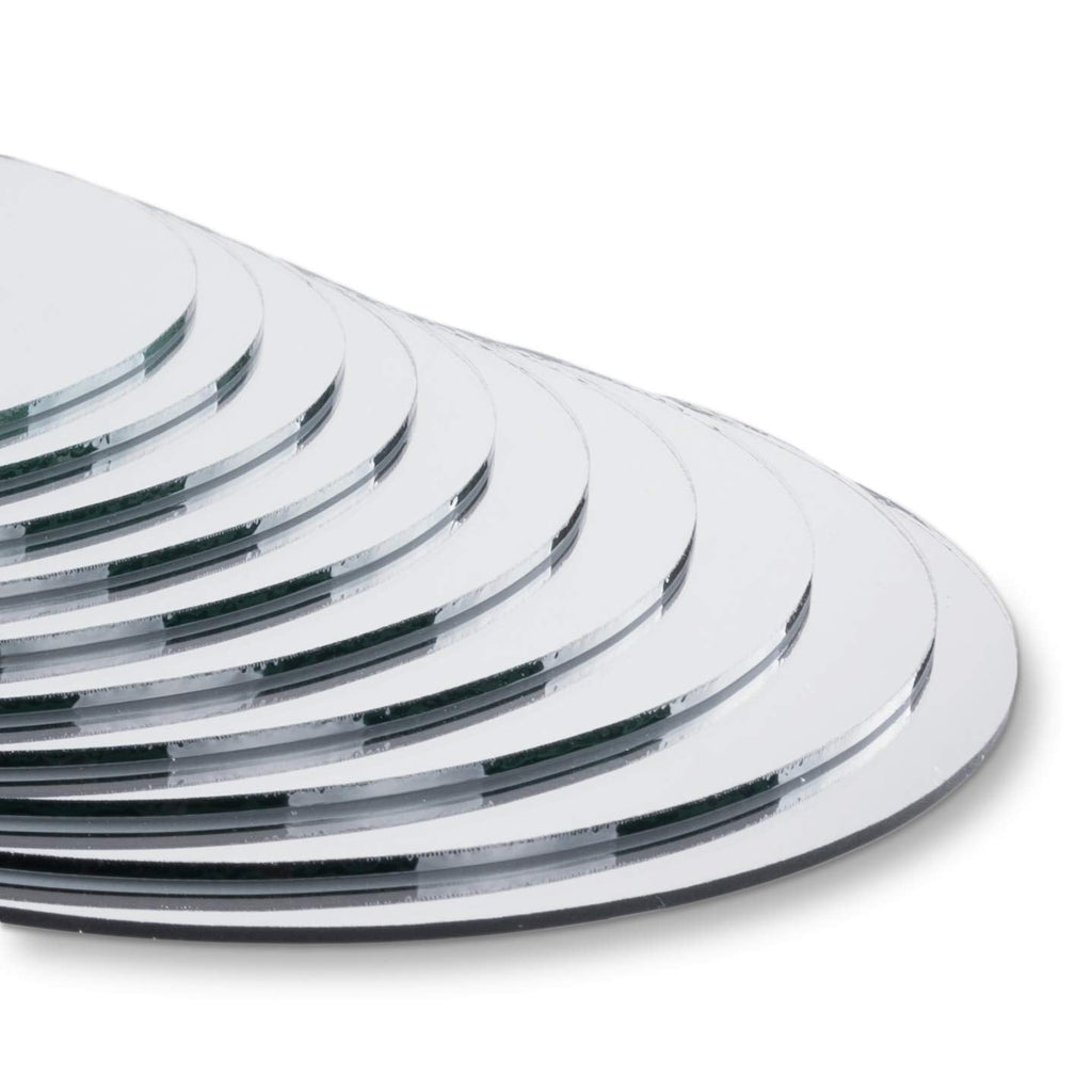 Round Mirror Wedding Table Centerpieces, 10 Pieces, 8" Inches