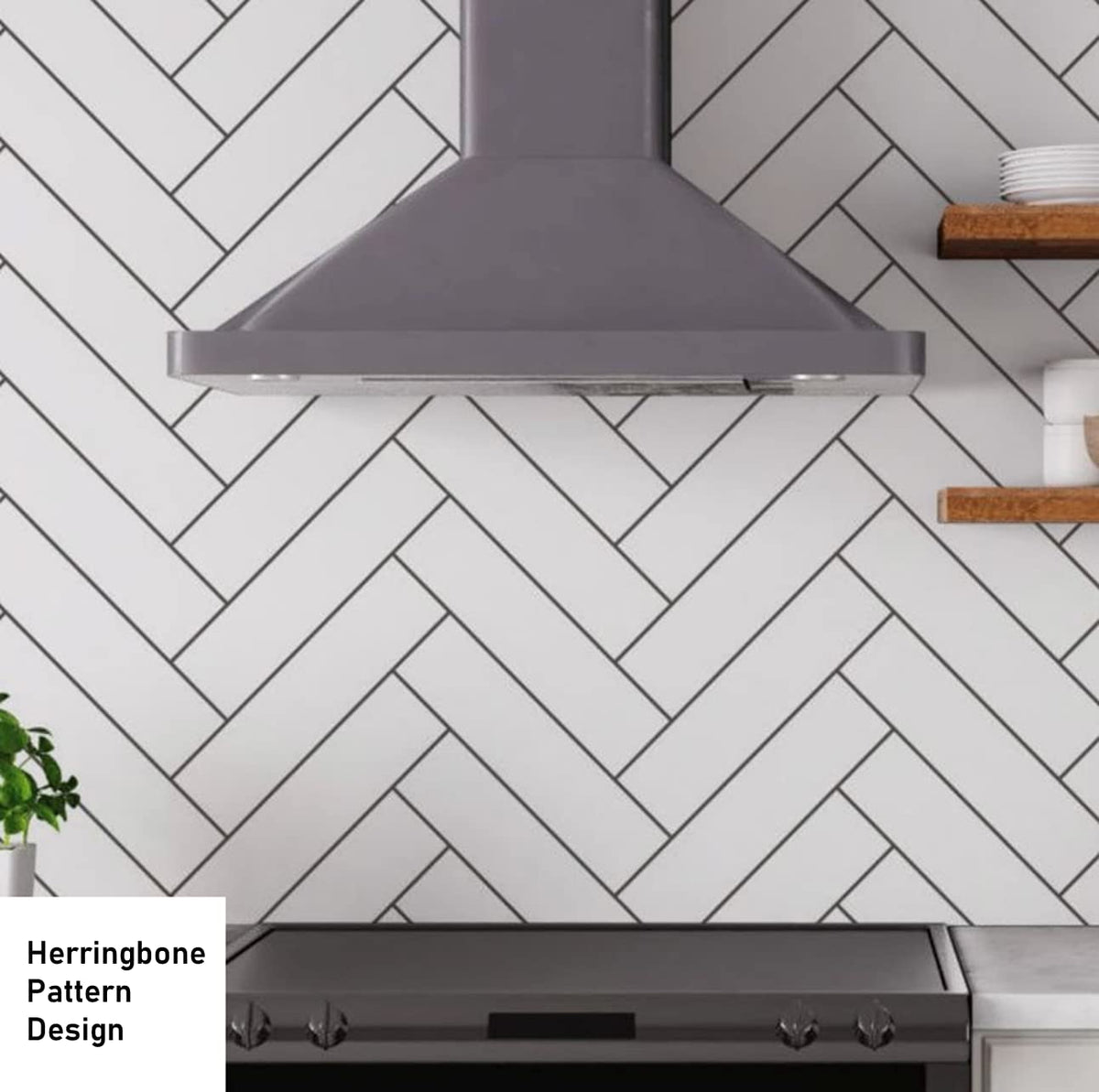 3x12 White Ceramic Subway Wall Tile Backsplash (25 Pieces- Box of 6 Sq.Ft.) (Matte) Shower, Accent Decor
