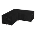 Heavy Duty Patio V-Shaped Sectional Sofa Cover Waterproof Outdoor Sectional Couch Cover Anti-UV 600D Oxford Fabric