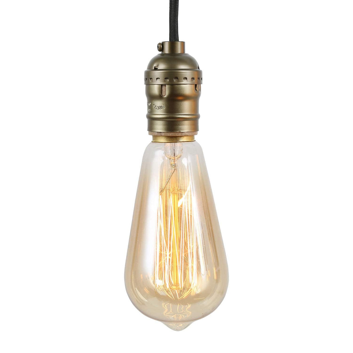 8-Light Wood Farmhouse Rectangular Chandelier