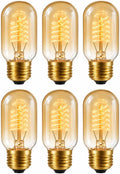 Edison Light Bulbs 40 Watt Dimmable T45 Vintage Warm Bulbs