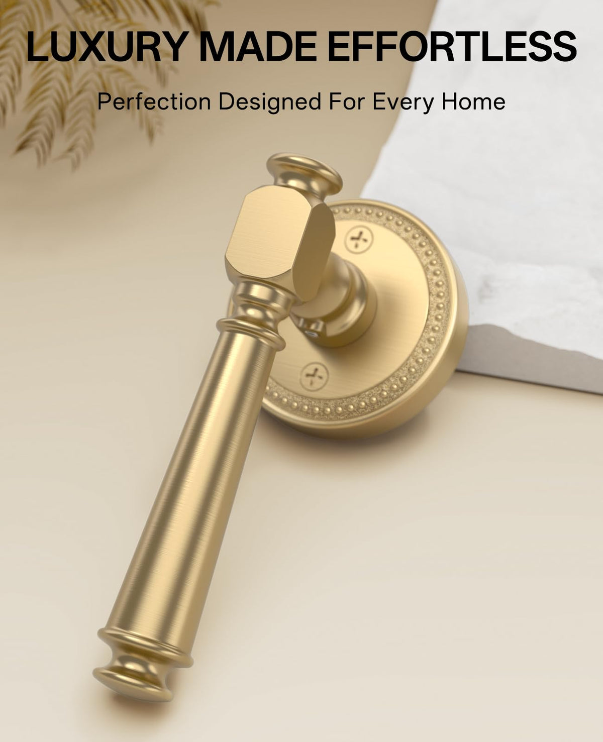 10 Pack Champagne Bronze Passage Door Handles